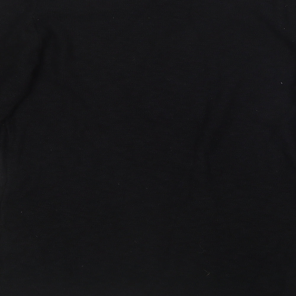 H&M Womens Black Round Neck  Cotton Pullover Jumper Size S