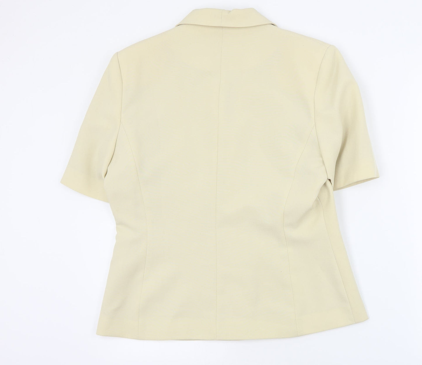 AMARANTO Womens Beige   Jacket Blazer Size 12  Button