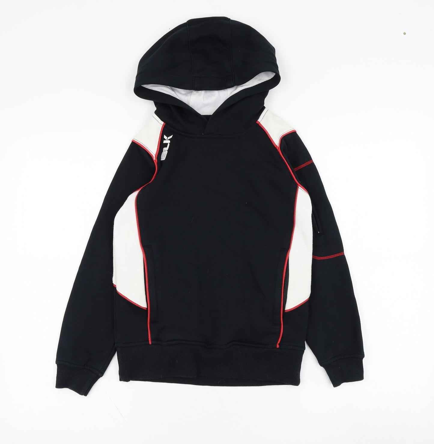 BLK Girls Black  Cotton Pullover Hoodie Size 8 Years  Pullover