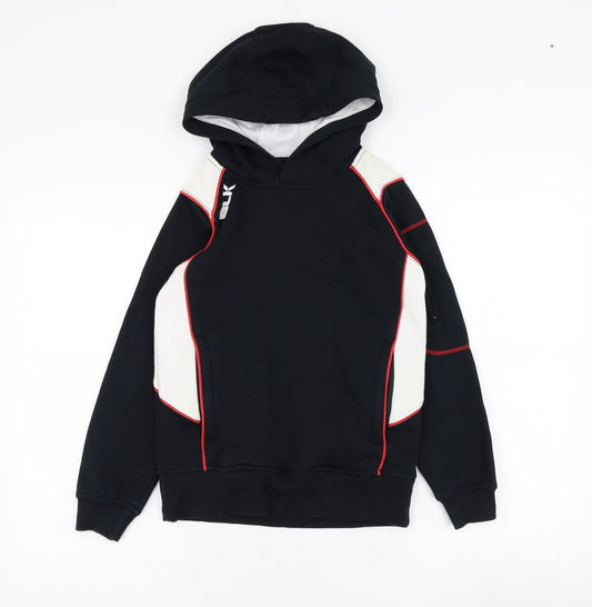 BLK Girls Black  Cotton Pullover Hoodie Size 8 Years  Pullover