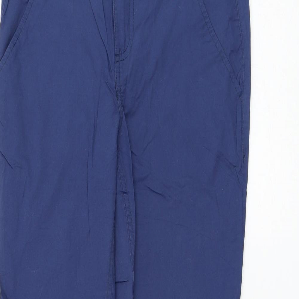 House Womens Blue  Cotton Chino Trousers Size S L30 in Regular Zip
