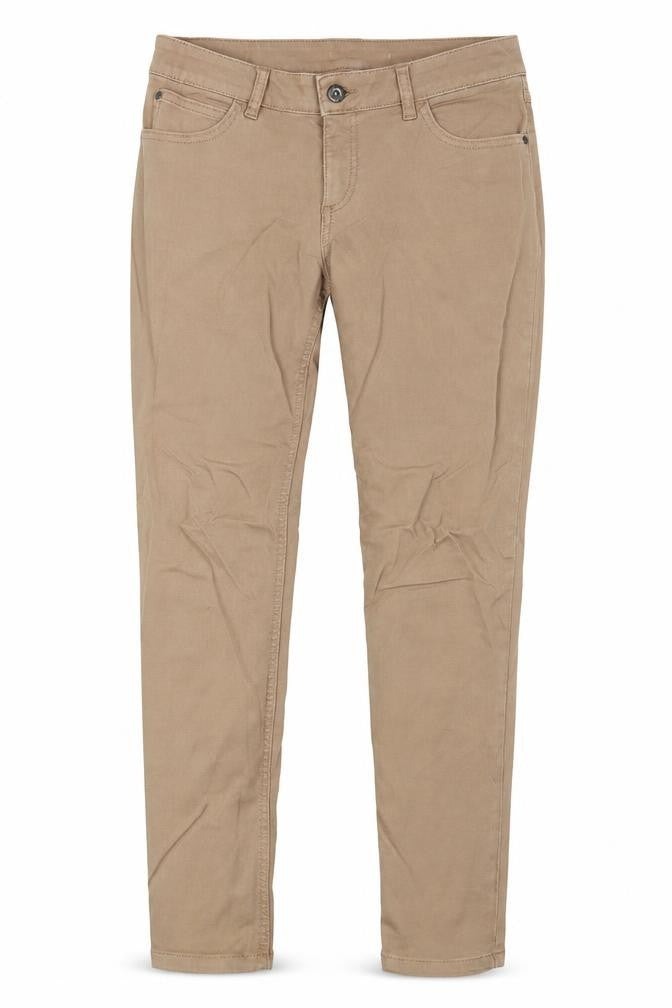 Iconic Womens Beige  Cotton Skinny Jeans Size 30 in L28 in Regular