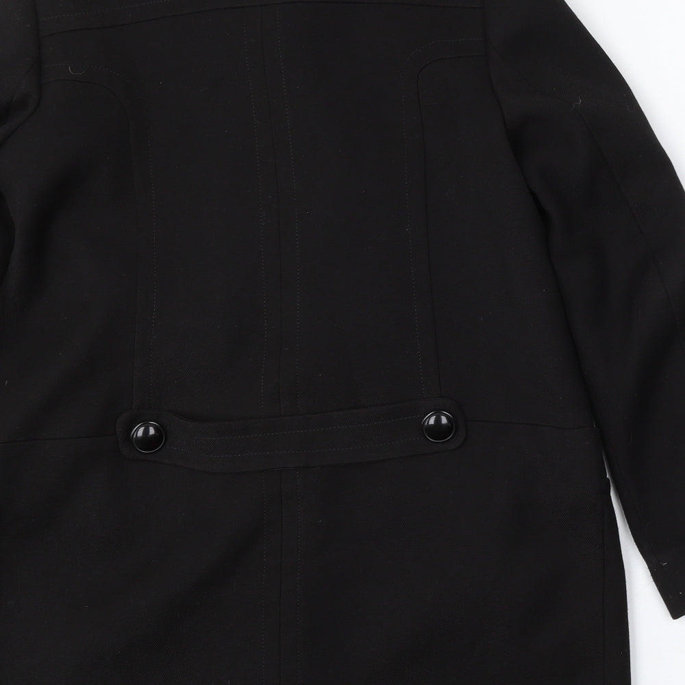 NEXT Womens Black   Jacket  Size 10  Button