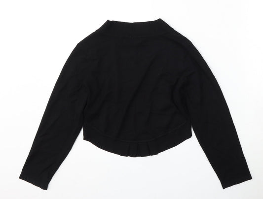 Atmosphere Studio Womens Black V-Neck  Viscose Cardigan Jumper Size S