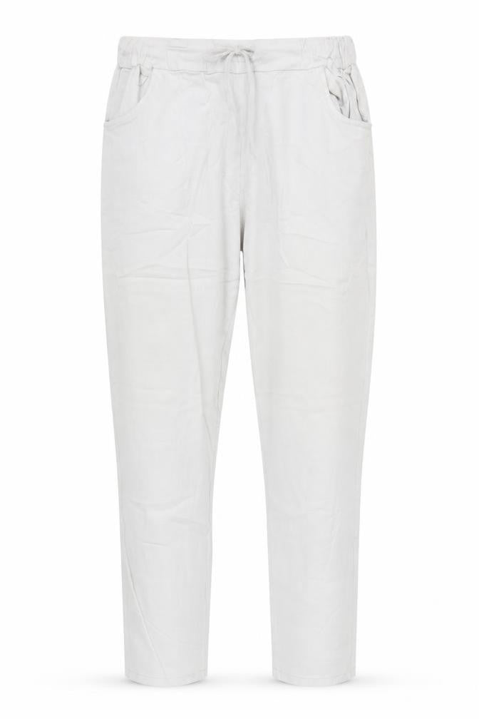 Preworn Womens Beige  Viscose Cargo Trousers Size M  Regular