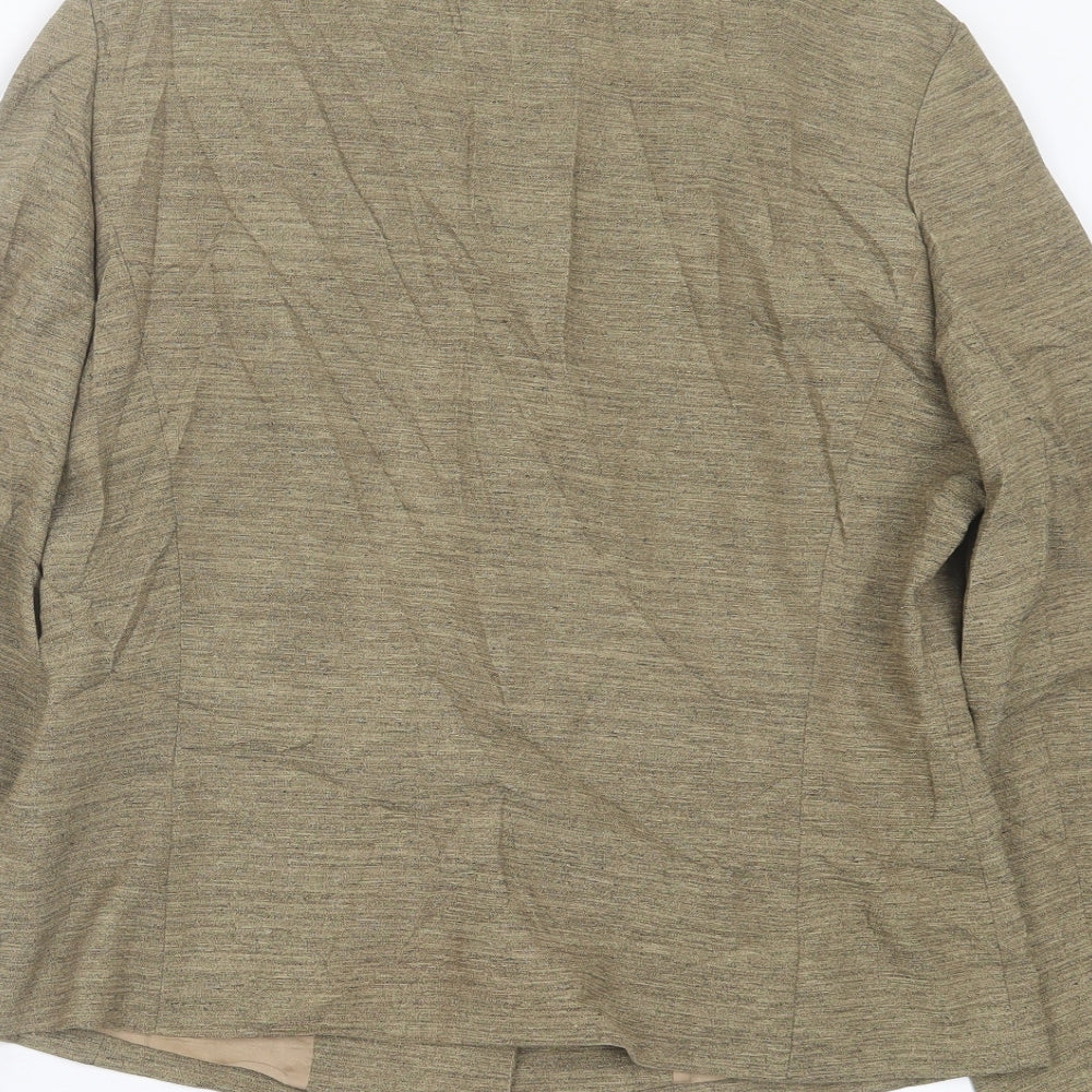 Wallis Womens Green   Jacket Blazer Size 12  Button