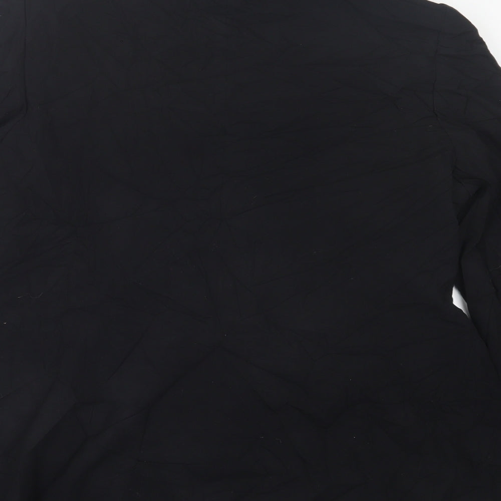 Marks and Spencer Womens Black   Jacket Blazer Size 8  Button