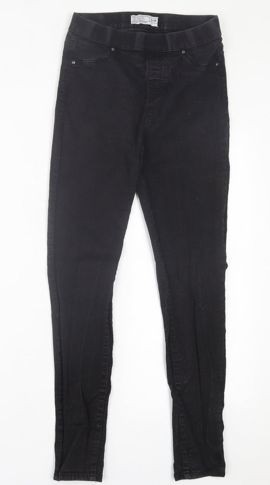 365 denim Womens Black  Cotton Jegging Trousers Size 10 L26 in Regular