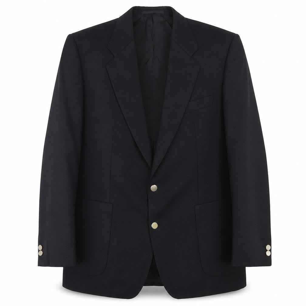 Marks and Spencer Mens Black  Wool Jacket Suit Jacket Size 42