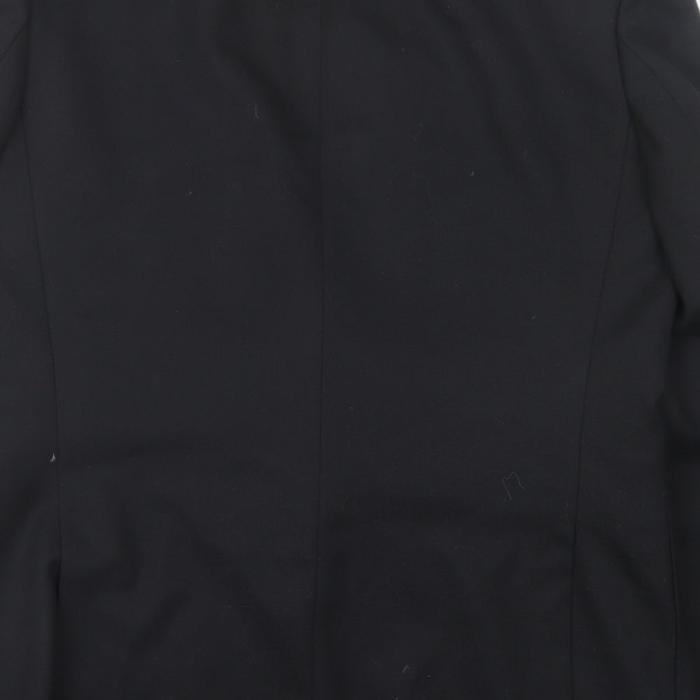 Marks and Spencer Mens Black  Wool Jacket Suit Jacket Size 42