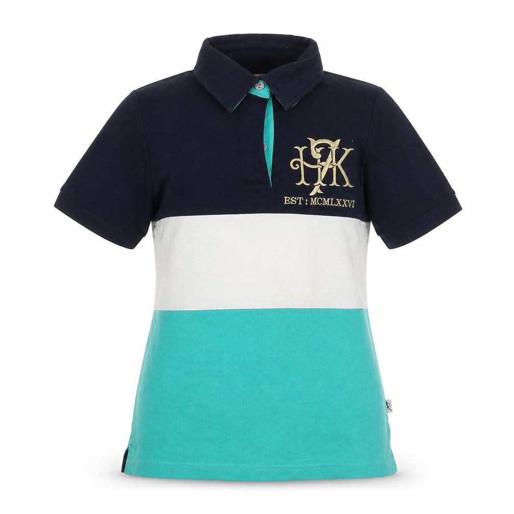 Kukri Womens Multicoloured  Cotton Basic Polo Size 8 Collared Button