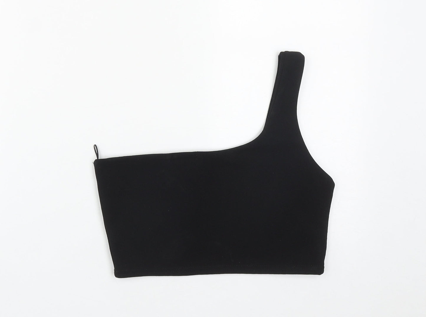 I-X London Womens Black  Polyester Basic Tank Size 12 One Shoulder