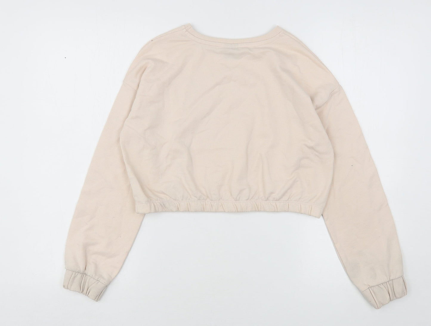 George Girls Pink  Polyester Pullover Sweatshirt Size 10-11 Years