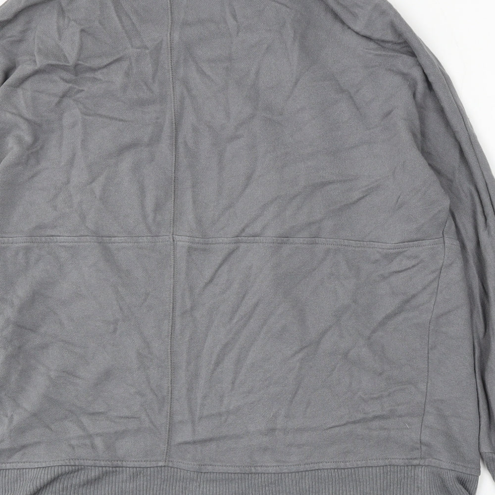 Gap Womens Grey V-Neck  Cotton Cardigan Jumper Size M