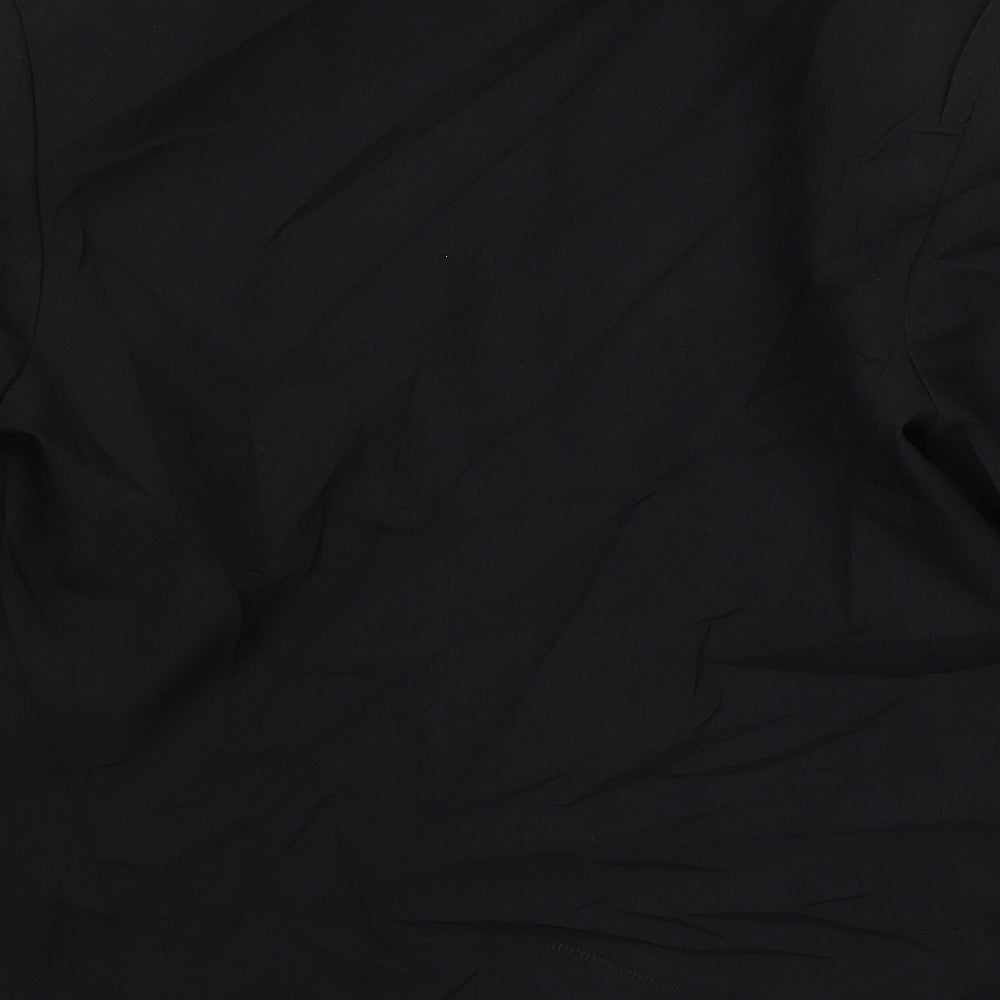 Marks and Spencer Womens Black  Polyester Jacket Suit Size 12