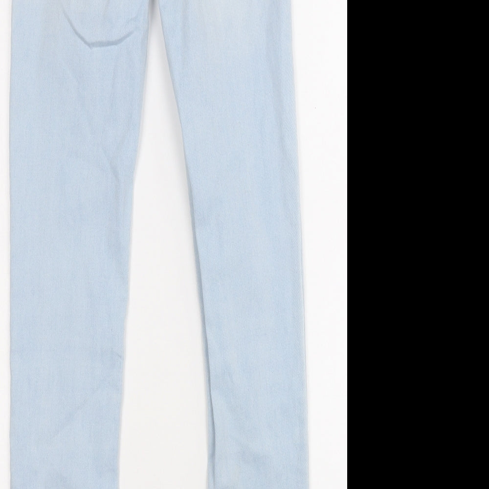 Denim Co. Womens Blue  Cotton Skinny Jeans Size 6 L28 in Regular