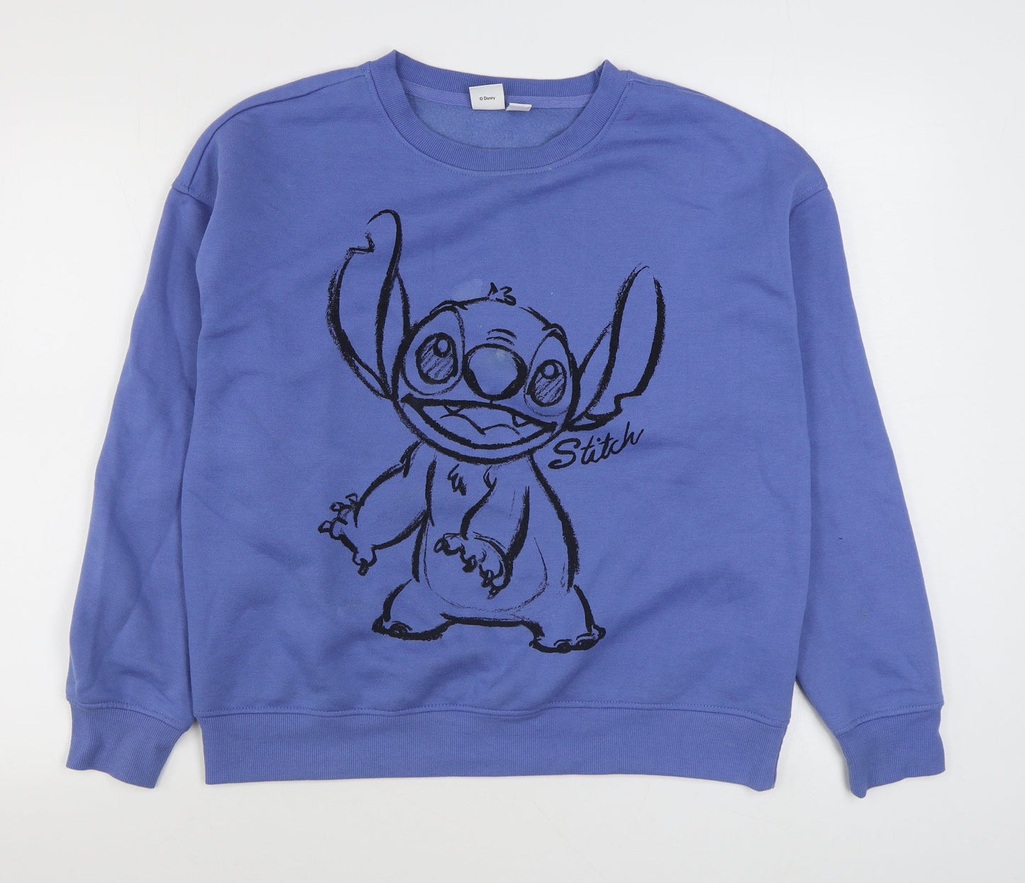 Primark Womens Blue  Cotton Pullover Sweatshirt Size S  Pullover