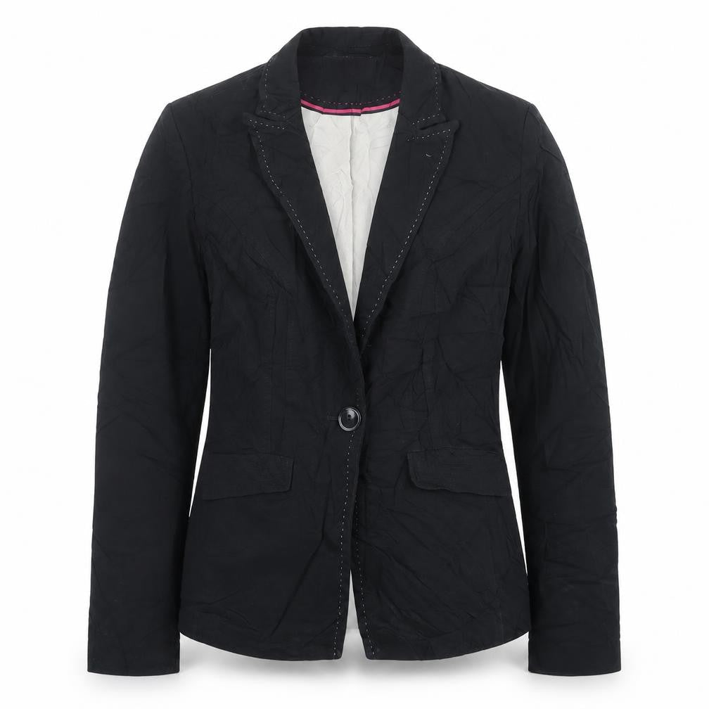 Next Womens Black   Jacket Blazer Size 10  Button