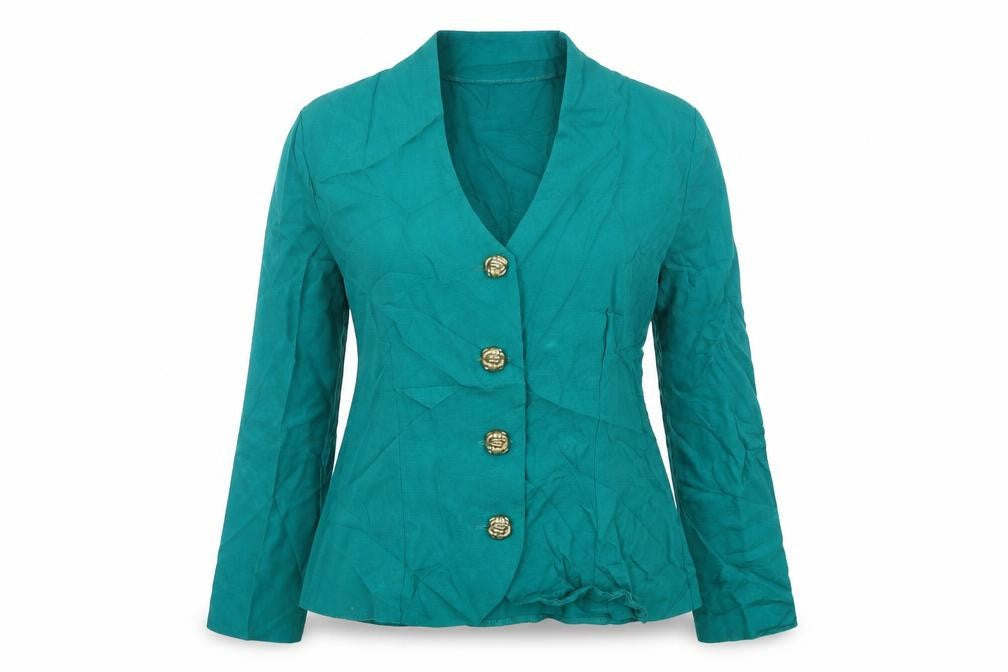 BHS Womens Green   Jacket Blazer Size 14  Button