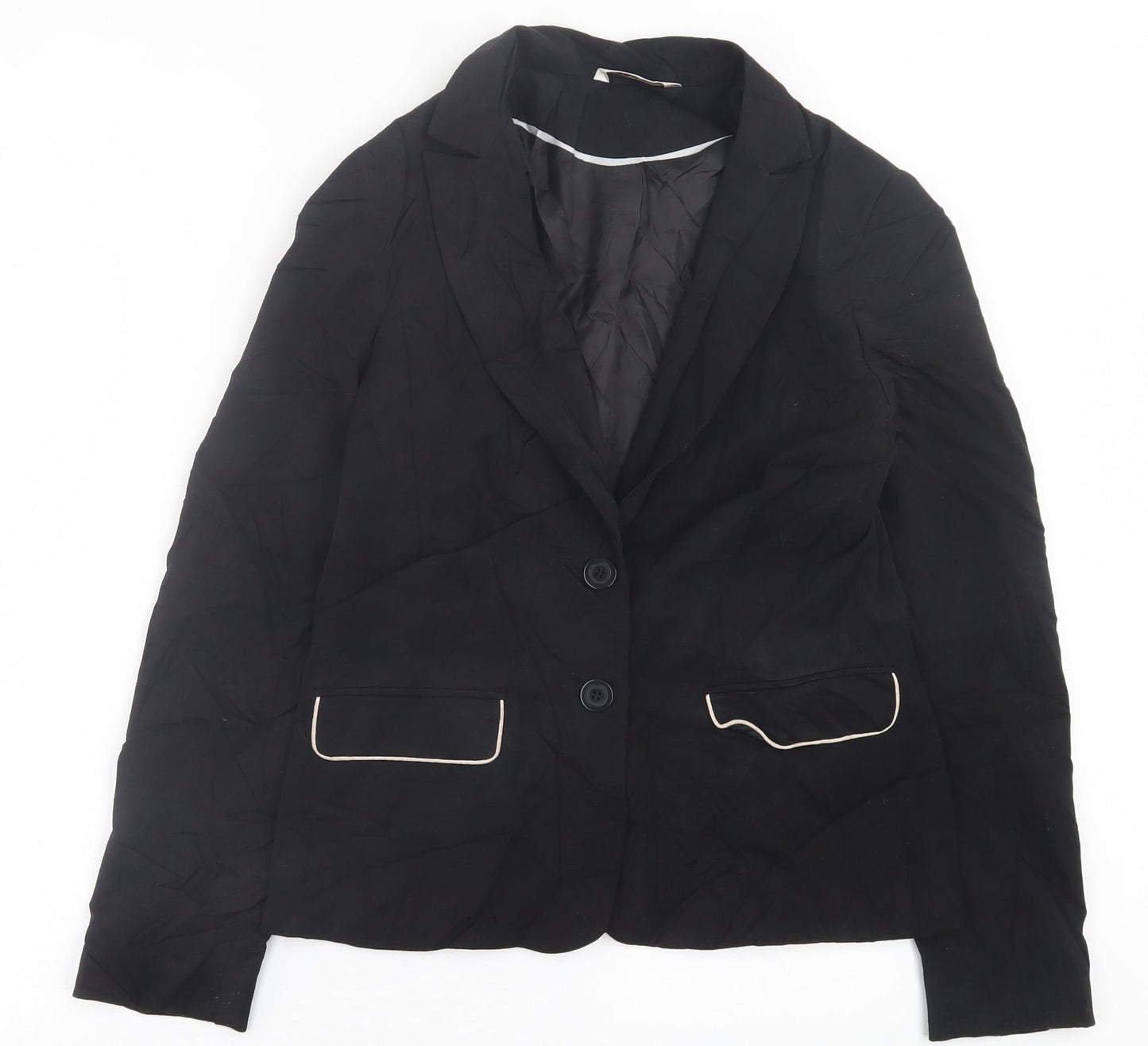 George Womens Black   Jacket Blazer Size 12  Button