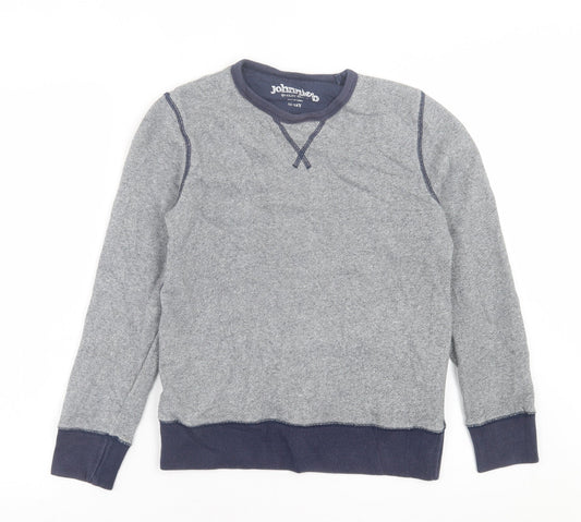 Johnnie B Boys Grey  Cotton Pullover Sweatshirt Size 11-12 Years  Pullover