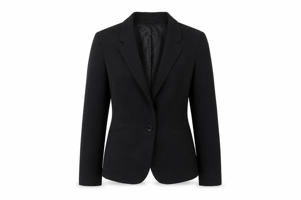 H&M Womens Black   Jacket  Size 4  Button