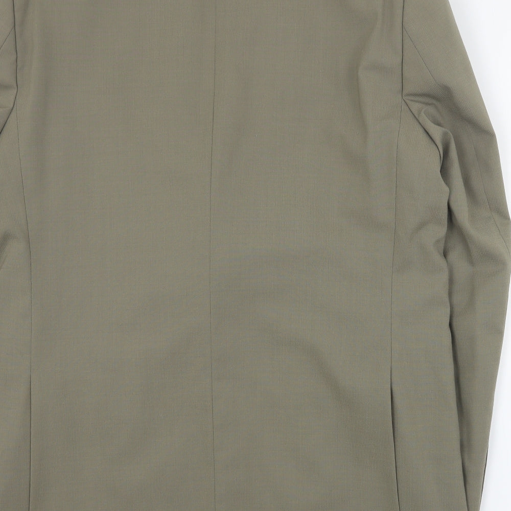 Skopes Mens Green  Polyester Jacket Suit Jacket Size L