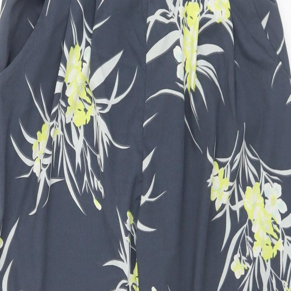 VERO MODA Womens Multicoloured Floral Polyester Harem Trousers Size S L22 in Regular