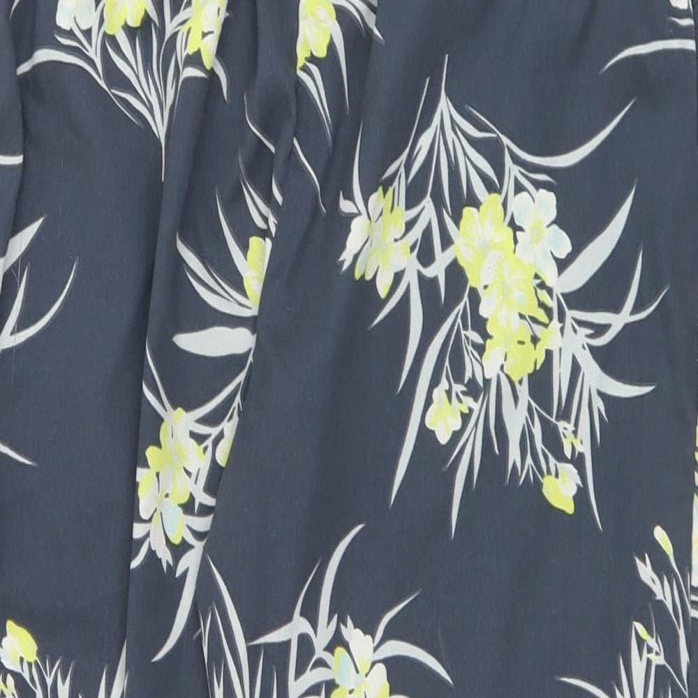 VERO MODA Womens Multicoloured Floral Polyester Harem Trousers Size S L22 in Regular