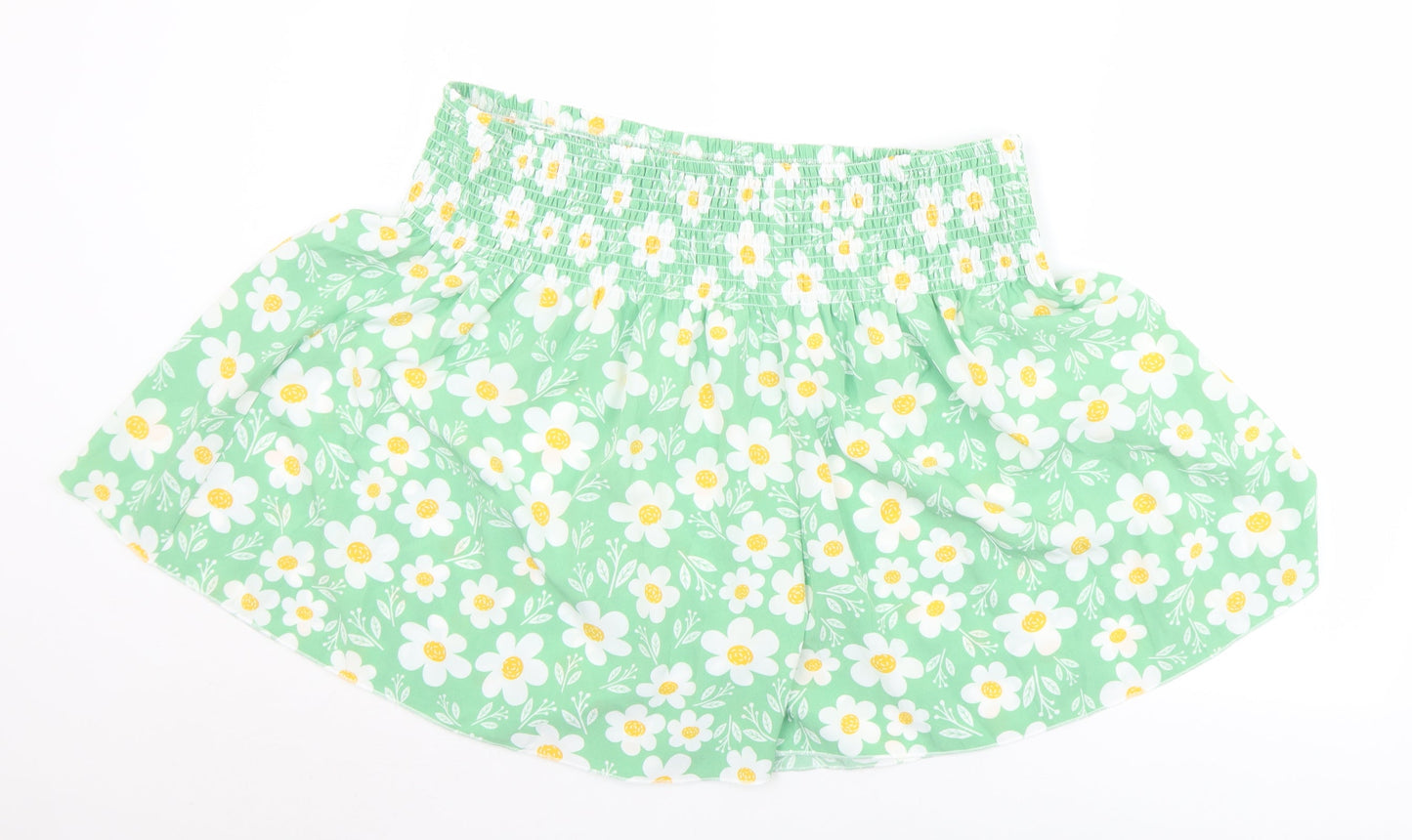Preworn Womens Multicoloured Floral Polyester Hot Pants Shorts Size XL L4 in Regular