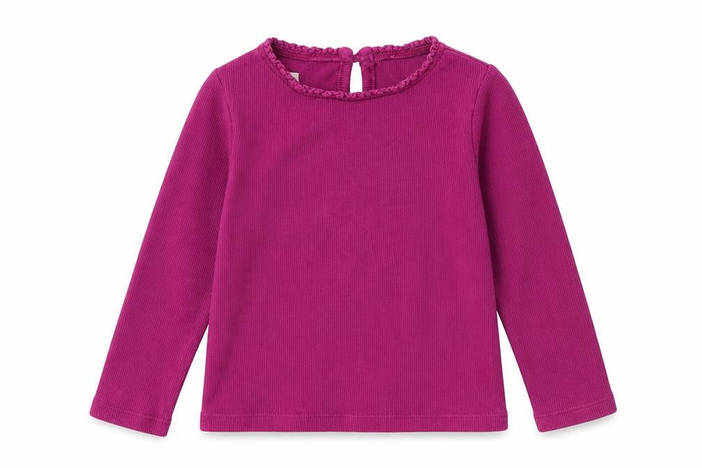 Dunnes Girls Purple  Cotton Pullover Jumper Size 18-24 Months
