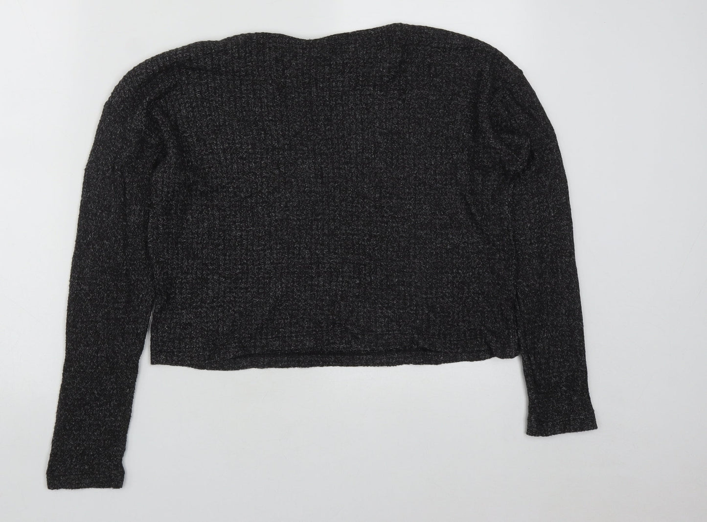 Old Navy Womens Grey Round Neck  Viscose Pullover Jumper Size XS