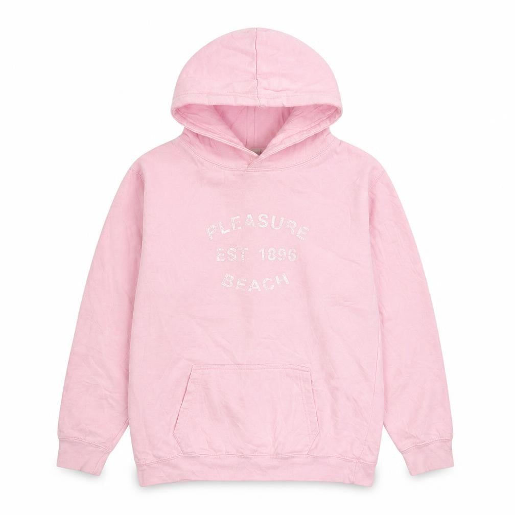 Awdis Girls Pink  Cotton Pullover Hoodie Size 12-13 Years  Pullover