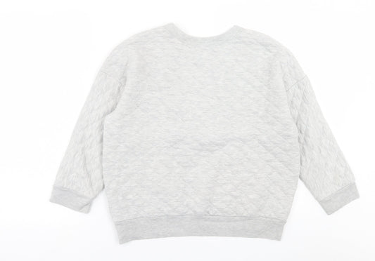 Gap Womens Grey  Polyester Pullover Sweatshirt Size S  Pullover