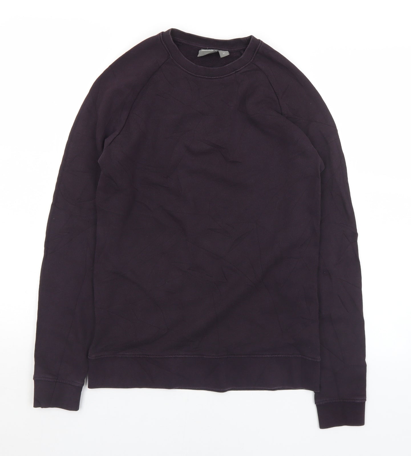 ASOS Mens Black  Cotton Pullover Sweatshirt Size XS
