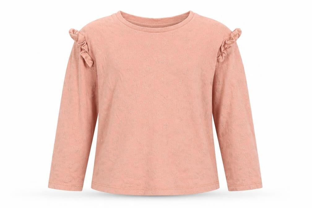 TU Girls Pink Animal Print Cotton Basic T-Shirt Size 4 Years Crew Neck