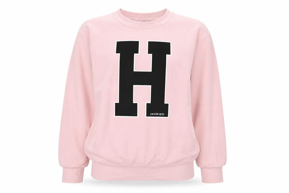 Wizarding World Womens Pink  Cotton Pullover Sweatshirt Size S  Pullover - Harry Potter