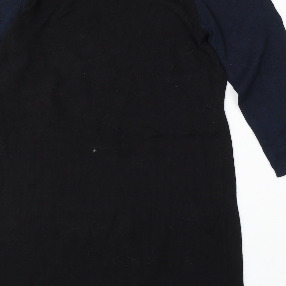NEXT Womens Blue Round Neck  Cotton Pullover Jumper Size 12