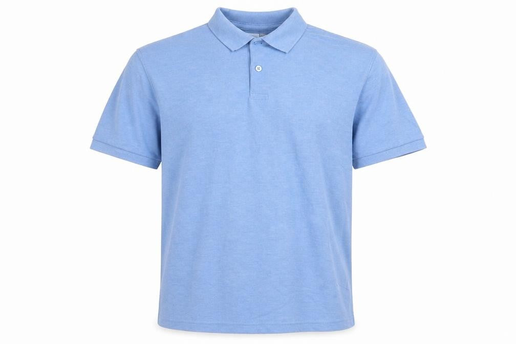 Cedarwood State Mens Blue Polyester Polo Size M Collared