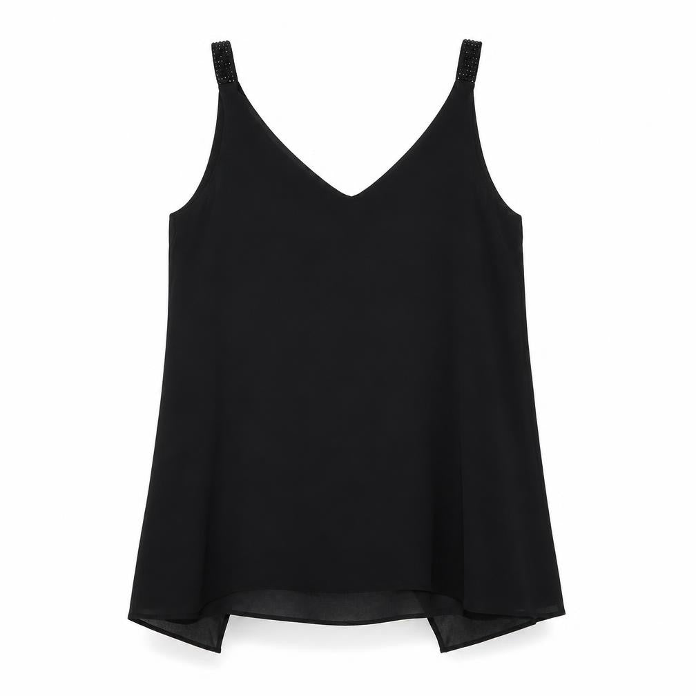 NEXT Womens Black  Polyester Basic Polo Size 10 Collared