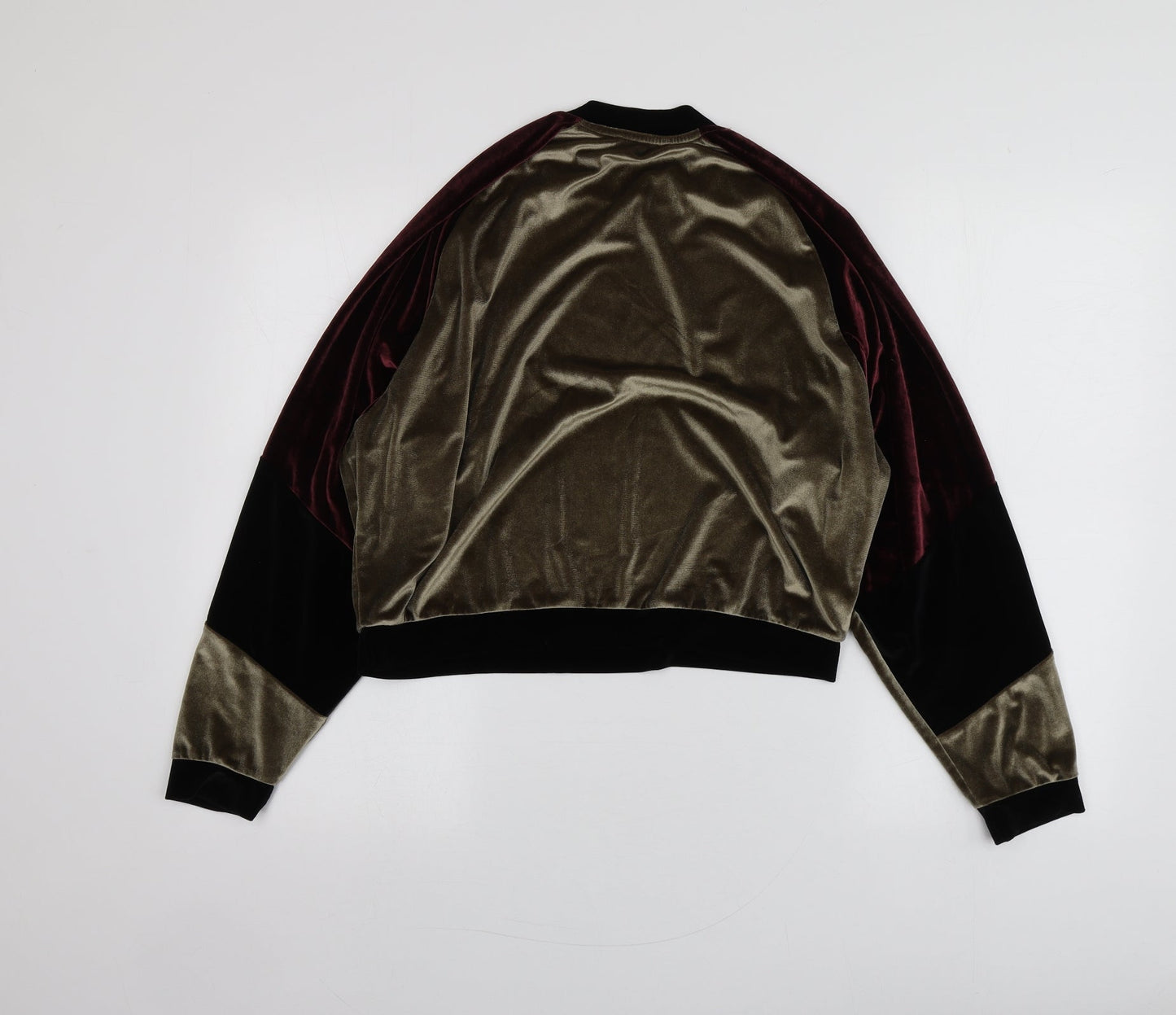 M&S Womens Gold  Polyester Pullover Sweatshirt Size M