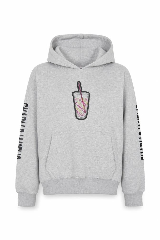 A2Z 4 Kids Girls Grey  Polyester Pullover Hoodie Size 9-10 Years  Pullover - Charli D'amelio
