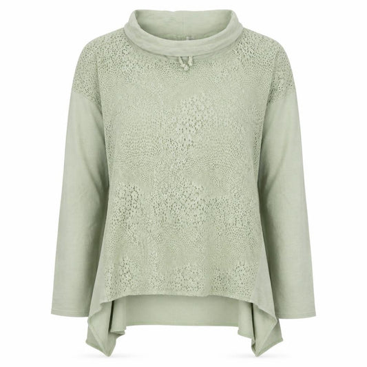 Preworn Womens Green  Cotton Pullover Sweatshirt Size M  Pullover