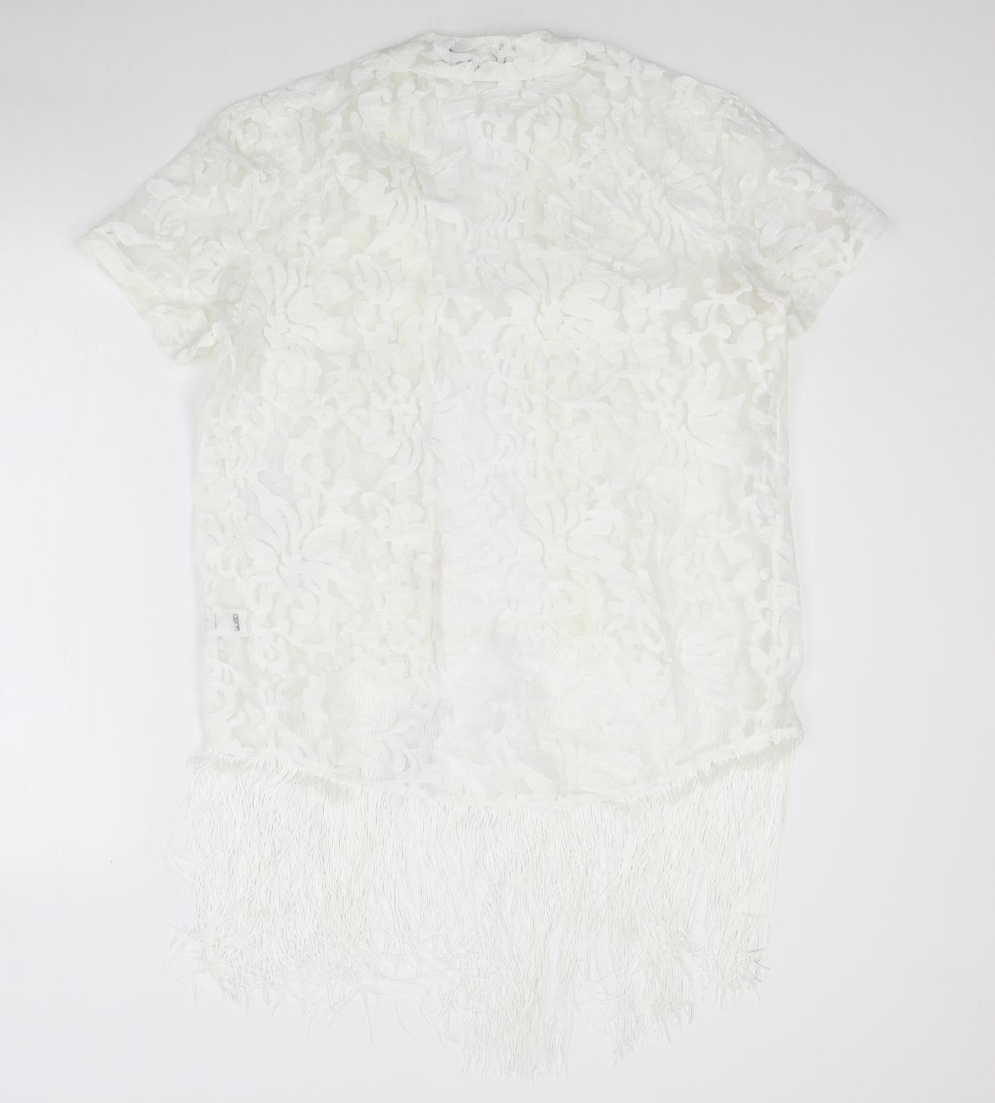 ASOS Womens Ivory   Kimono Jacket Size 8