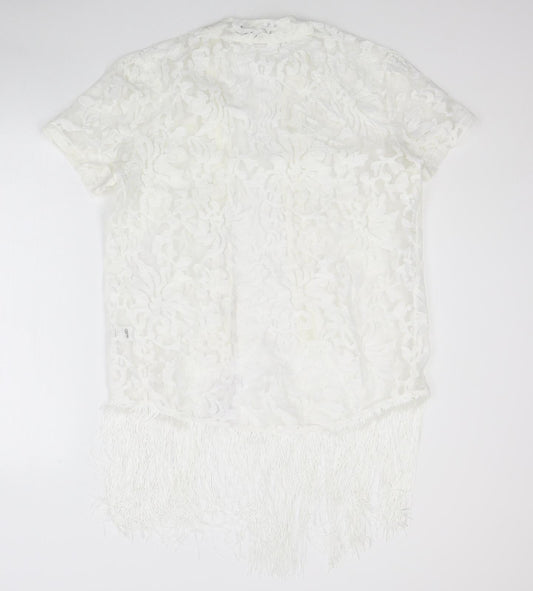 ASOS Womens Ivory   Kimono Jacket Size 8
