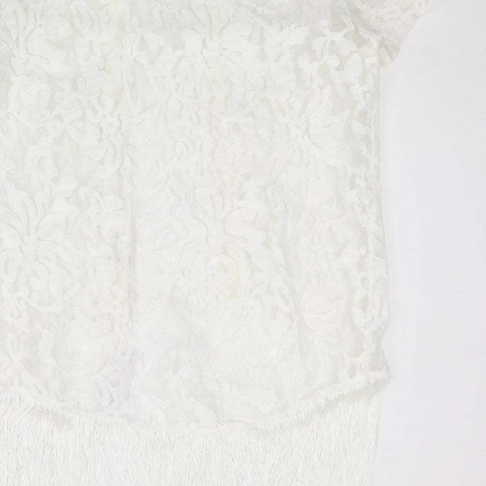 ASOS Womens Ivory   Kimono Jacket Size 8