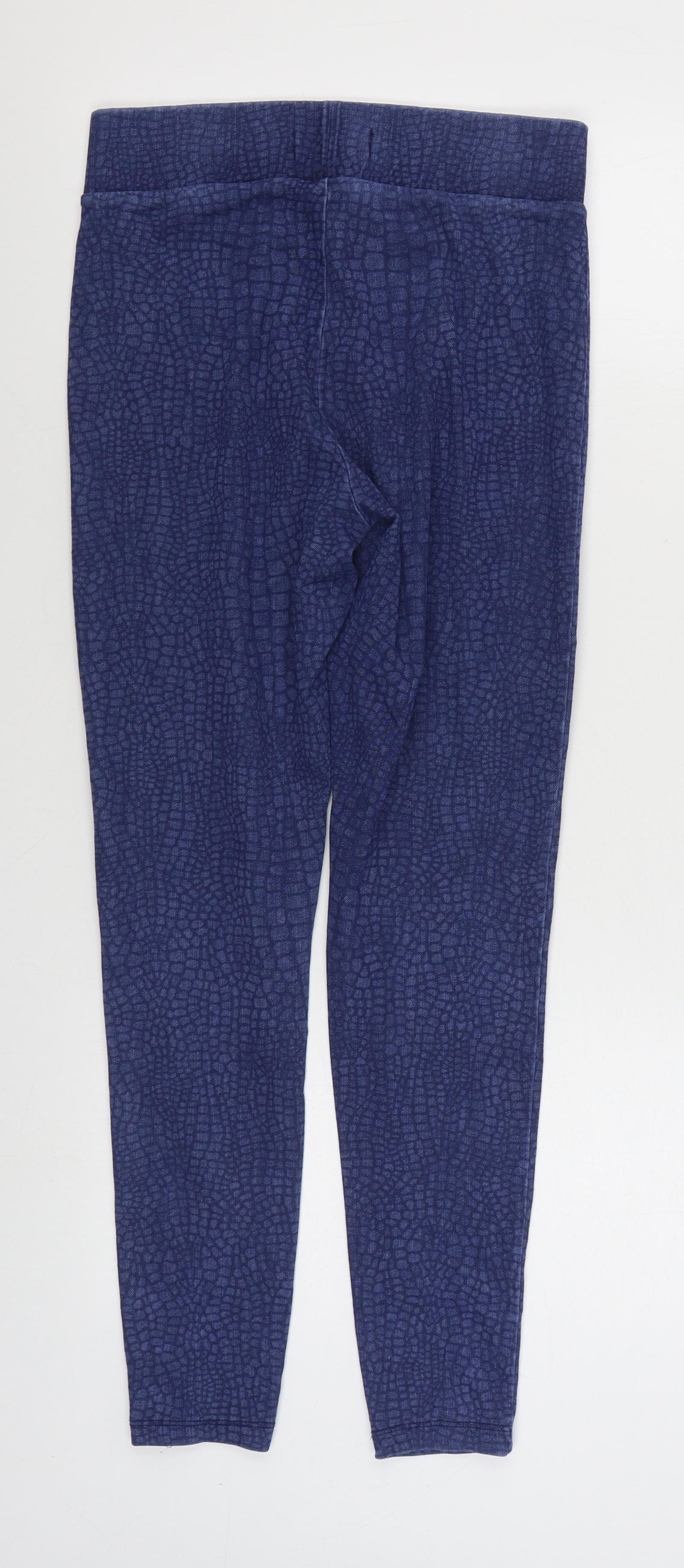 Marks and Spencer Womens Blue  Polyester Jegging Jeans Size 10 L28 in Regular
