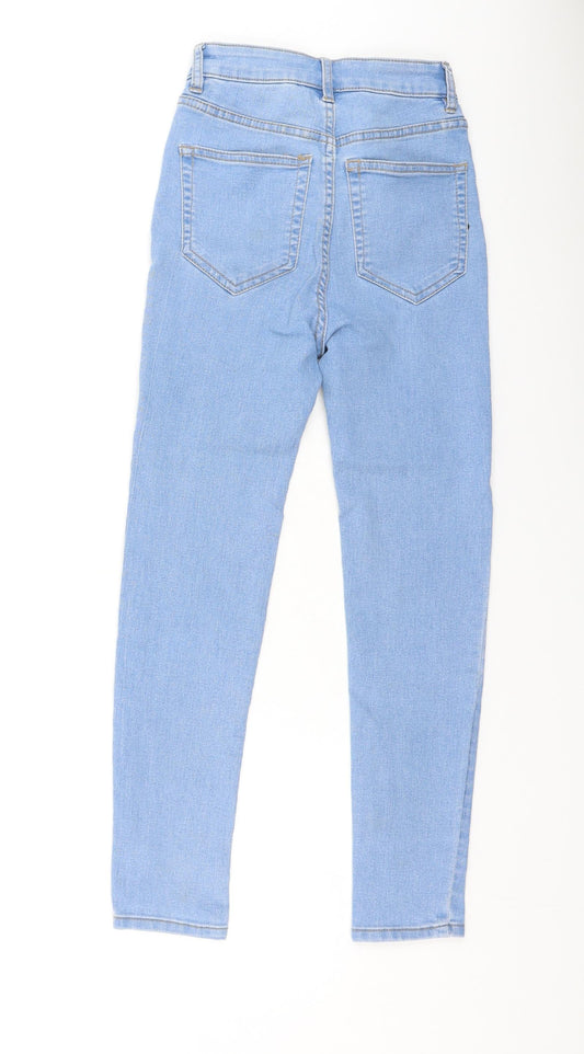 Pull&Bear Womens Blue  Cotton Skinny Jeans Size 34 L23 in Regular