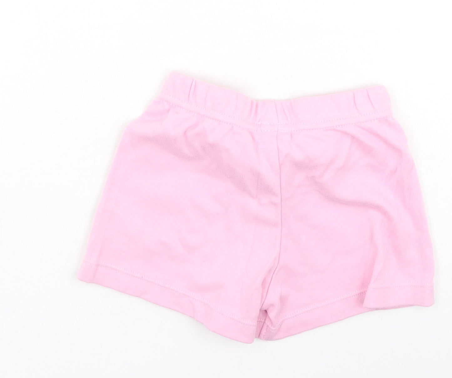 George  Girls Pink  Cotton Cropped Leggings Size 9-12 Months   - Peppa pig