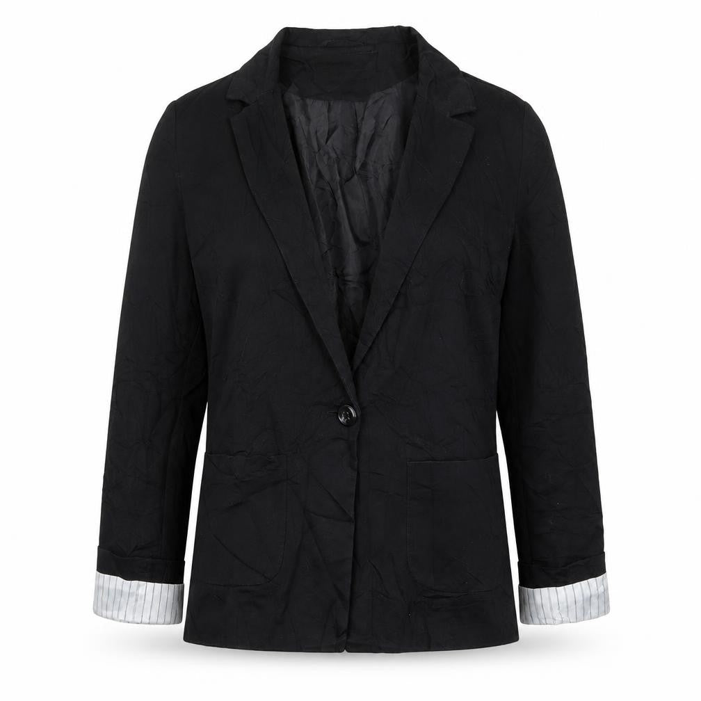 Evie Collection Womens Black   Jacket Blazer Size 10  Button